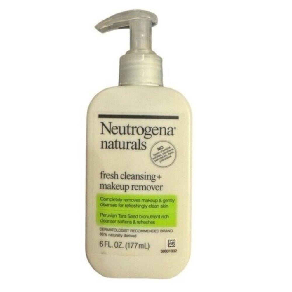 2 x Neutrogena Naturals Fresh Cleansing + Makeup Remover 6 fl oz